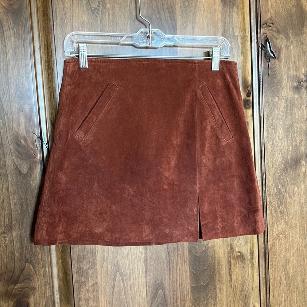 Blank NYC Suede Skirt 100%Leather